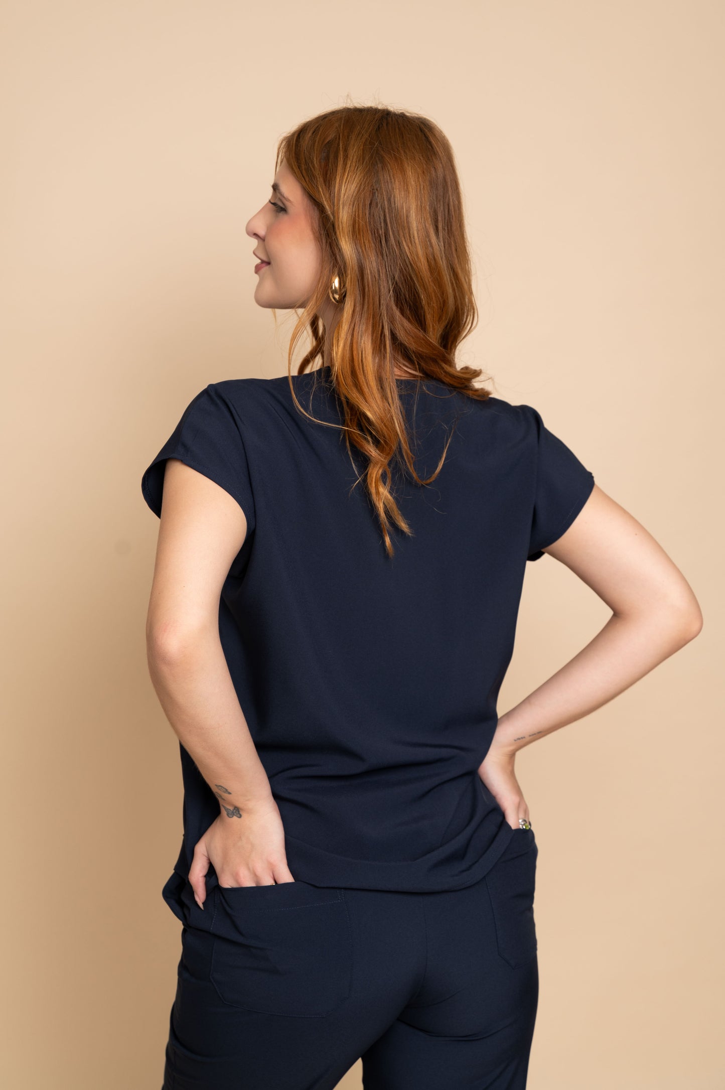 Women's Surgical Scrub Monise Navy Blue
