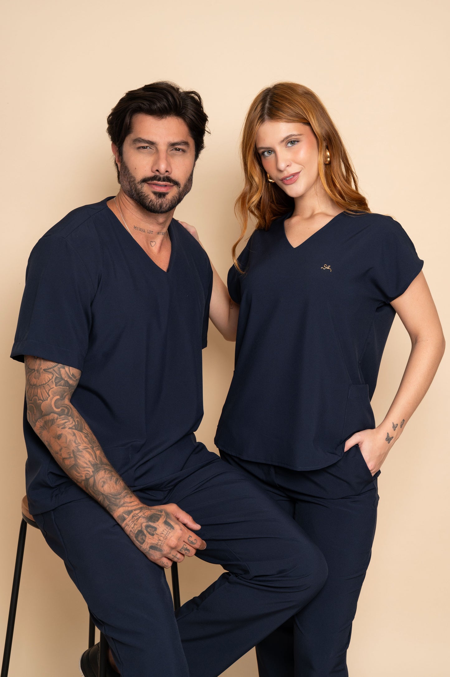 Women's Surgical Scrub Monise Navy Blue
