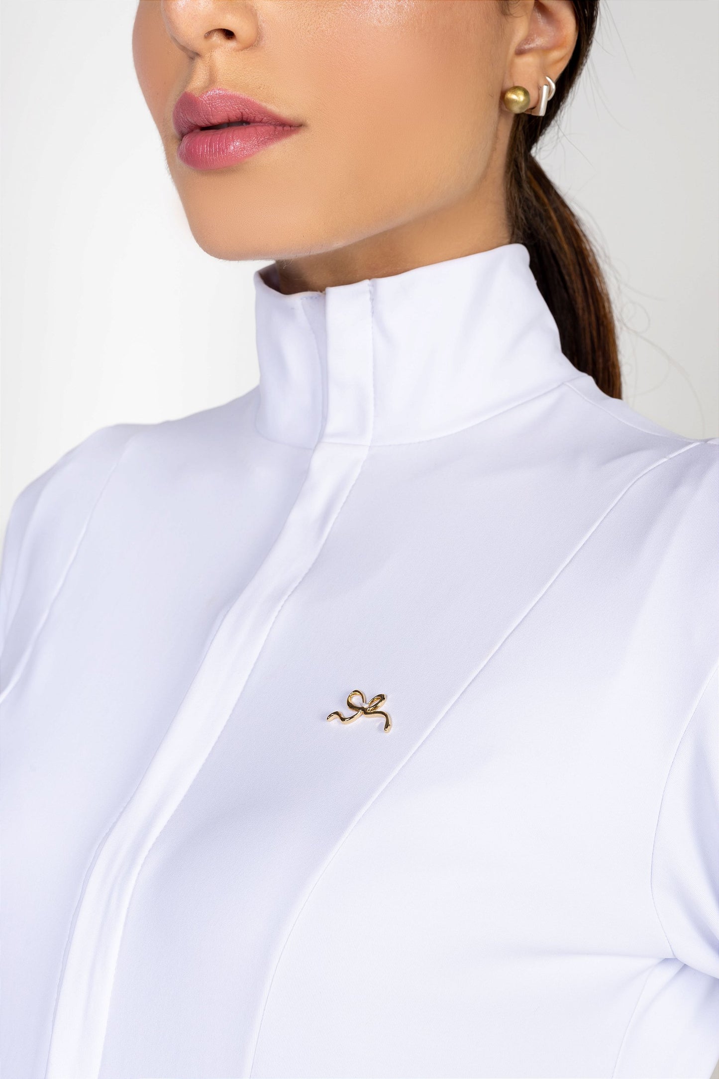 Women's Lab Coat Long Sleeve Maya White