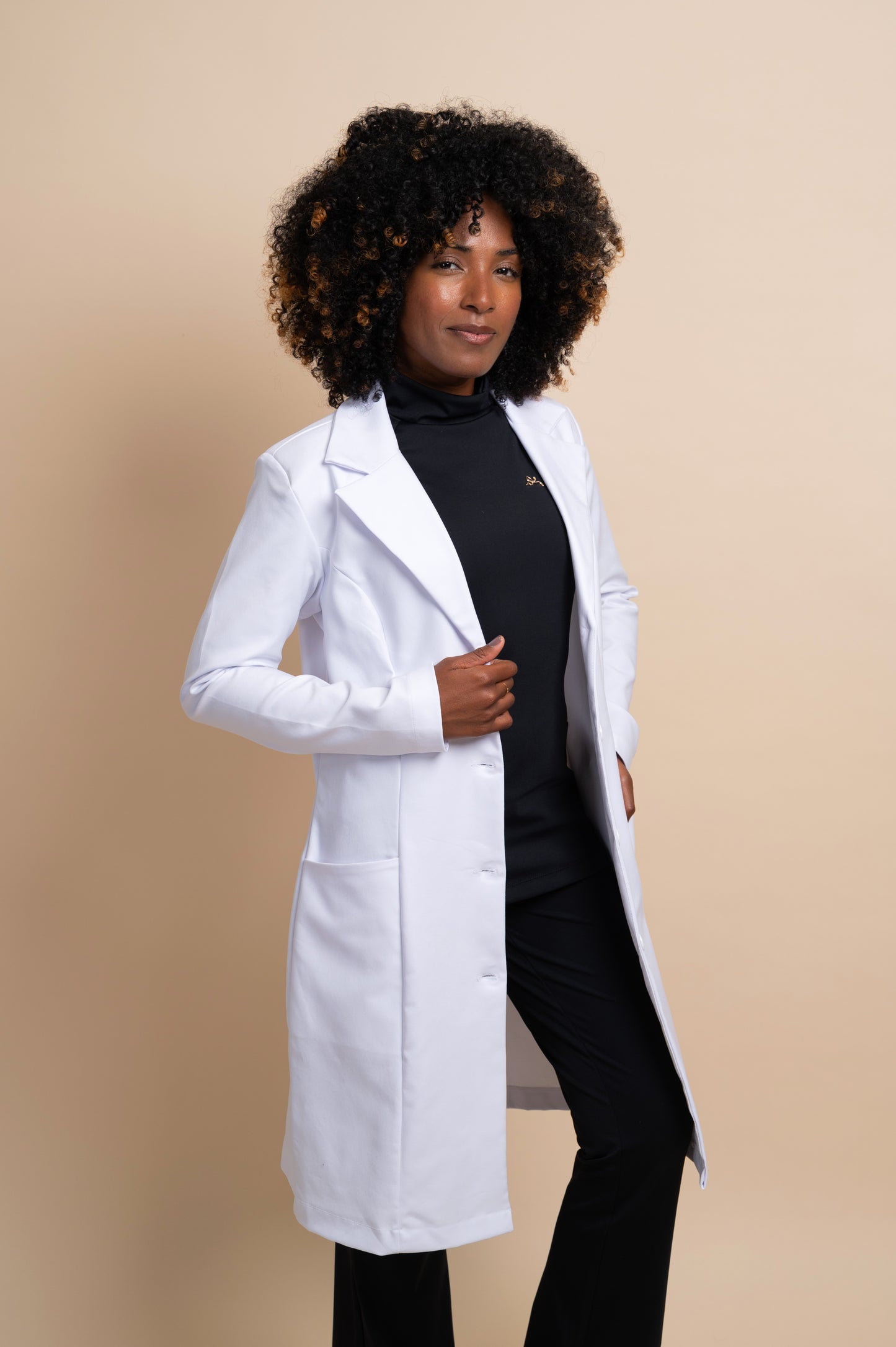 Nice Lab Coat  White